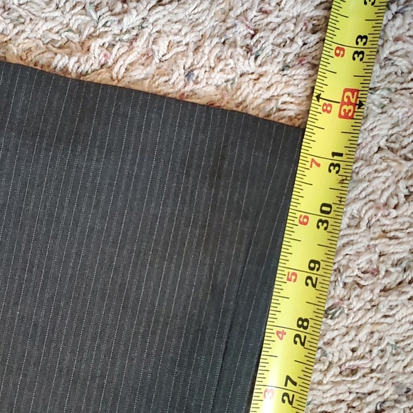 Ann Taylor wide leg dress pants gray pinstripes Sz 2 - Picture 5 of 10